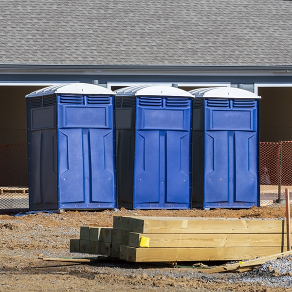 what is the cost difference between standard and deluxe portable restroom rentals in Rawson OH